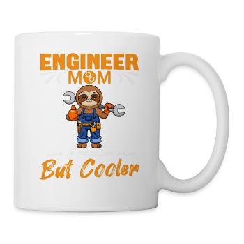 Engineer Mom Like A Regualr Mom But Cooler - Mug - white - Right