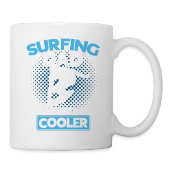 Surf Sport Planche de surf Ocean Sunshine Surfer - Mug blanc - blanc - Droite