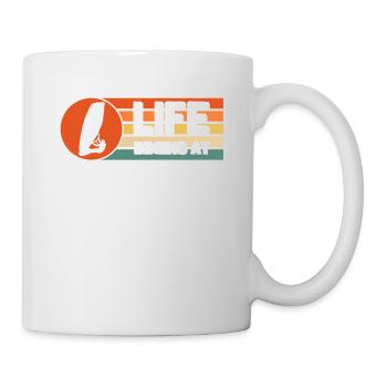 Windsurfen Surfboard Kite Geschenk Für Windsurfer - Tasse - Weiß - Rechts