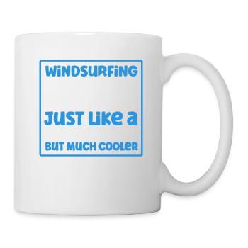 Windsurfen Surfboard Kite Geschenk Für Windsurfer - Tasse - Weiß - Rechts