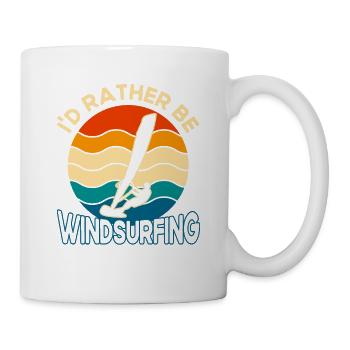 Windsurfen Surfboard Kite Geschenk Für Windsurfer - Tasse - Weiß - Rechts