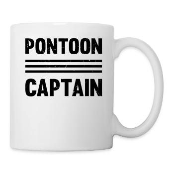 Pontoon Captain - Pontoon Boat Captain Skipper - Mug - white - Right