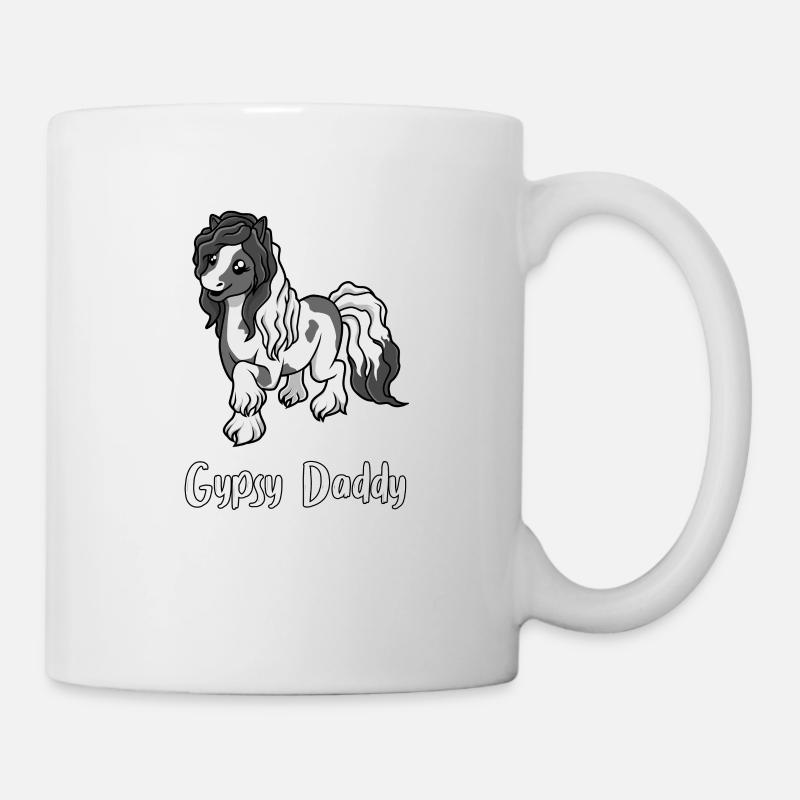 Pferdeliebhaber - Gypsy Daddy - Tasse - Weiß