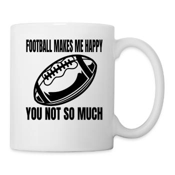 Football American Football Game Entraîneur de football - Mug blanc - blanc - Droite