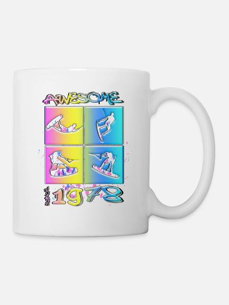 Awesome since 1978. Wakeboard Lifestyle - Tasse - Weiß