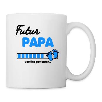 futur Papa Annonce grossesse - Mug blanc - blanc - Droite
