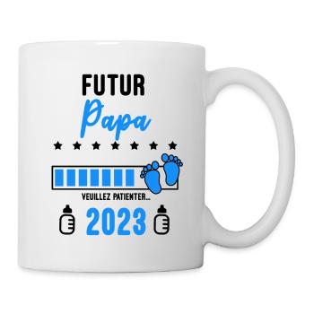 futur Papa 2023 Annonce grossesse - Mug blanc - blanc - Droite