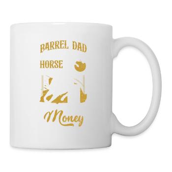 Barrel Racing Rodeo Riding Horse Barrel Racer - Mug - white - Right