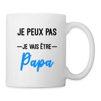je vais être Papa annonce grossesse - Mug blanc - blanc - Droite