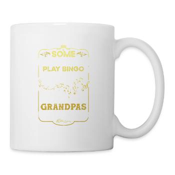 Banjo Grandpa Musician Guitar Bluegrass Banjo - Mug - white - Right