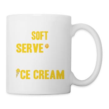 Si vous vouliez un amateur de tennis drôle de service doux - Mug blanc - blanc - Droite