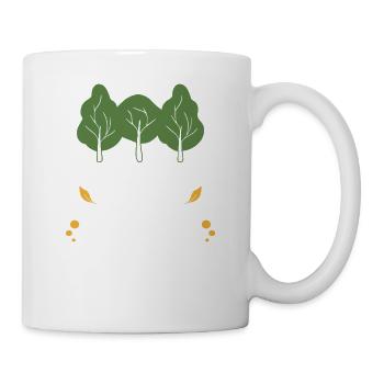 Laubbaum Naturschutz Camping Berge Wald - Tasse - Weiß - Rechts