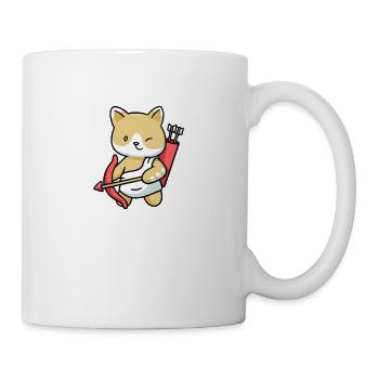 Archer Cat Pet Tir à l’arc - Mug blanc - blanc - Droite