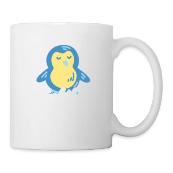 cute penguin can't fly - Mug - white - Right