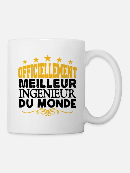Ingénieur | le Meilleur Ingénieur cadeau Ingénieur - Mug blanc - blanc