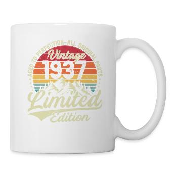 Vintage Birthday Gift 1937 Limited Edition - Mug - white - Right