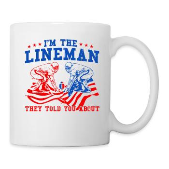American Football American Football Mannschaft Foo - Tasse - Weiß - Rechts