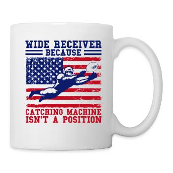 Match de football américain - Mug blanc - blanc - Droite