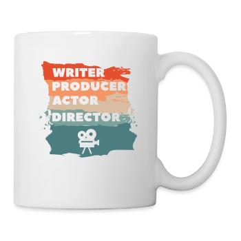 Scénariste Producteur Acteur Réalisateur Cinéaste Filmmakin - Mug blanc - blanc - Droite