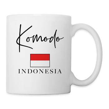 Greece Flag Holidays - Komodo Island - Mug - white - Right