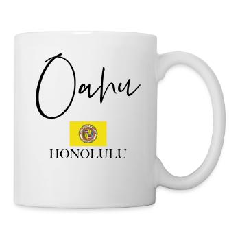 Grèce Flag Vacances - Île d’Oahu - Mug blanc - blanc - Droite
