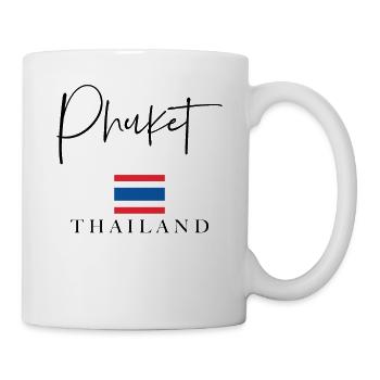 Greece Flag Holidays - Phuket Island - Mug - white - Right