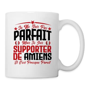 je ne suis pas parfait, supporteur de Amiens. - Mug blanc - blanc - Droite