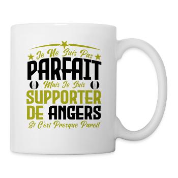 je ne suis pas parfait, supporteur de Angers . - Mug blanc - blanc - Droite
