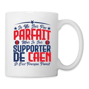 je ne suis pas parfait, supporteur de Caen. - Mug blanc - blanc - Droite