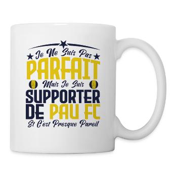 je ne suis pas parfait, supporteur de Pau Fc . - Mug blanc - blanc - Droite