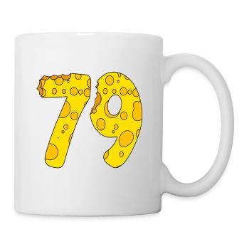 79 Jahre alt - 79. Geburtstag Geschenk - 1979 - Tasse - Weiß - Rechts