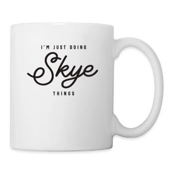 Je fais juste Skye Things Nom personnalisé - Mug blanc - blanc - Droite
