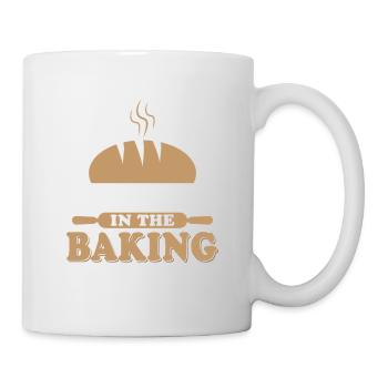 History In The Baking Bake Cake Cookie Pastry - Tasse - Weiß - Rechts