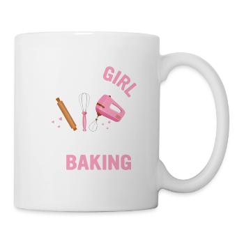 Just A Girl Who Loves Jesus And Baking Bake Cake - Tasse - Weiß - Rechts