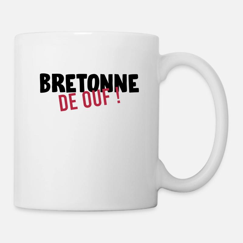 Bretagne , Breton , Bretonne , BZH , Breizh - Mug blanc - blanc