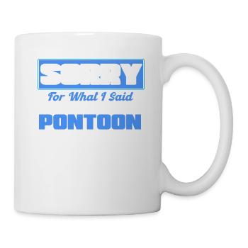 Pontoon Boat Gift Captain Boots Pontoon - Mug - white - Right