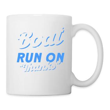 Pontoon Boat Gift Captain Boots Pontoon - Mug - white - Right