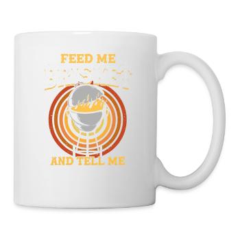 Bbq Grill Meat Lovers Grill Party Food Bbq - Mug - white - Right
