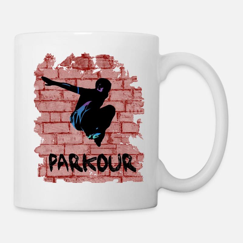 Parkour - Tasse - Weiß