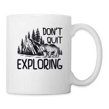 Erkundung Abenteurer Reisen Wandern Natur Wandern - Tasse - Weiß - Rechts