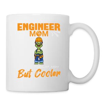 Engineer Mom Like A Regualr Mom But Cooler - Mug - white - Right