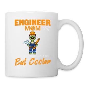 Engineer Mom Like A Regualr Mom But Cooler - Mug - white - Right