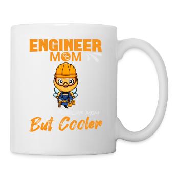 Engineer Mom Like A Regualr Mom But Cooler - Mug - white - Right
