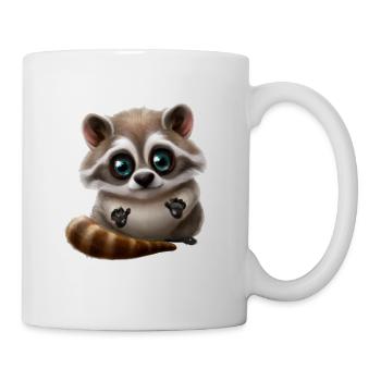 Raccoon Cute Animal - Mug - white - Right