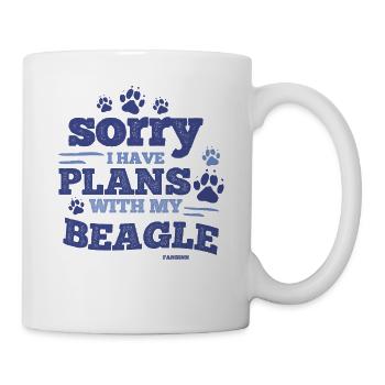 Beagle Dog Lovers - Mug blanc - blanc - Droite