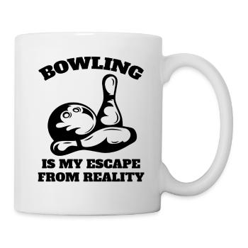 Bowling Cadeau Bowling Ball Bowler Bowler Bowling Bowling - Mug blanc - blanc - Droite