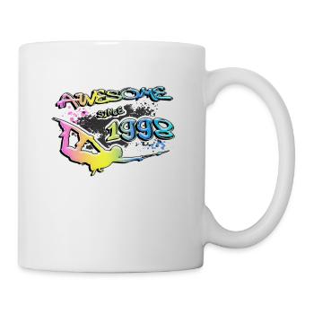 Awesome since 1998. Wakeboard Lifestyle - Mug - white - Right