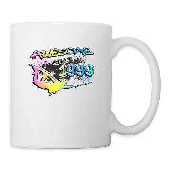 Awesome since 1999. Wakeboard Lifestyle - Tasse - Weiß - Rechts