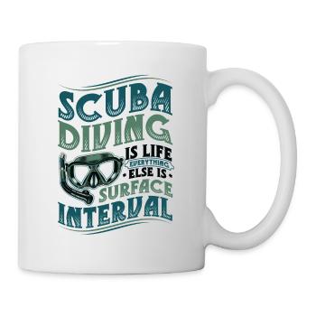 Plongée Life Divers - Mug blanc - blanc - Droite