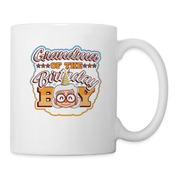 Grandma of the birthday boy or girl - Mug - white - Right